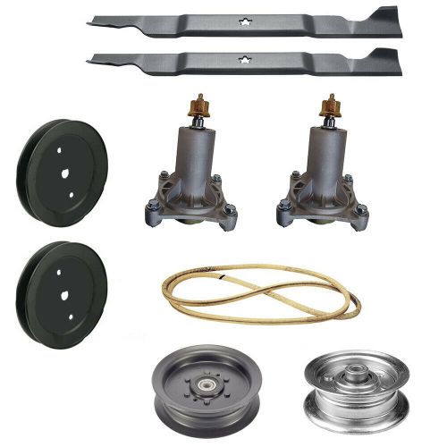 46" HUSQVARNA CUTTER DECK REBUILD KIT WITH IDLER PULLEYS TS246 YTH2246