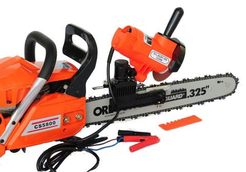 chainsaw 12v chain  sharpener GRINDER bar mounted