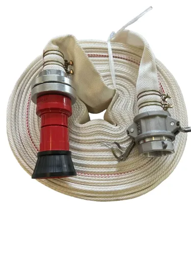 30m Fire Fighting Hose 20m x 38mm Lay Flat Canvas Cam-Lock Coupling C Storz